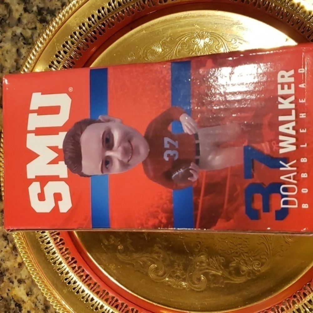 NWT SMU DOAK WALKER BOBBLEHEAD NEW IN‎ BOX